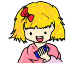 The girl with a special personality sticker #11229345