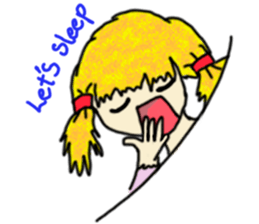 The girl with a special personality sticker #11229347