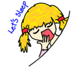 The girl with a special personality sticker #11229347