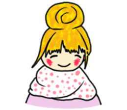 The girl with a special personality sticker #11229359