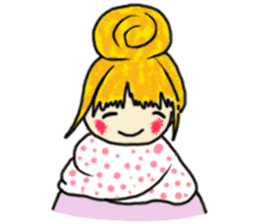 The girl with a special personality sticker #11229359