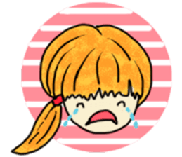 The girl with a special personality sticker #11229365