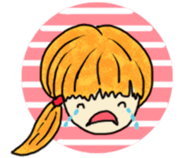 The girl with a special personality sticker #11229365