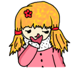 The girl with a special personality sticker #11229367