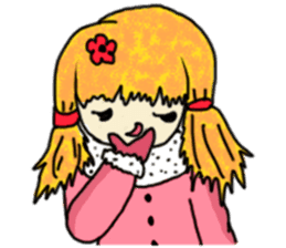 The girl with a special personality sticker #11229367