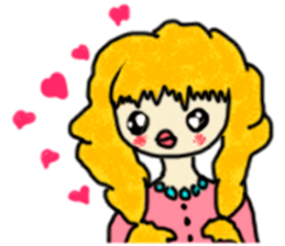 The girl with a special personality sticker #11229369