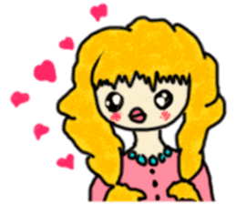 The girl with a special personality sticker #11229369