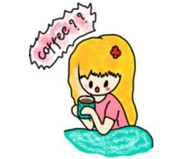 The girl with a special personality sticker #11229373