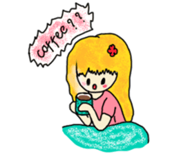 The girl with a special personality sticker #11229373