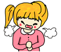 The girl with a special personality sticker #11229375