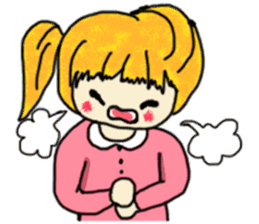 The girl with a special personality sticker #11229375