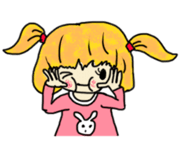 The girl with a special personality sticker #11229376