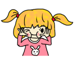 The girl with a special personality sticker #11229376