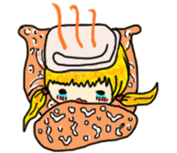 The girl with a special personality sticker #11229378