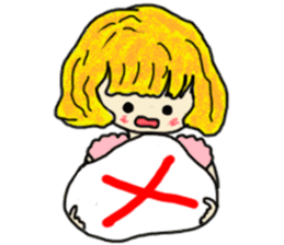 The girl with a special personality sticker #11229379