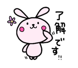 Daily life's conversation of rabbit. sticker #11229426