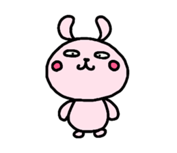 Daily life's conversation of rabbit. sticker #11229428