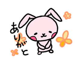 Daily life's conversation of rabbit. sticker #11229429