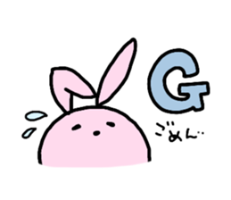 Daily life's conversation of rabbit. sticker #11229432