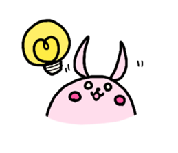 Daily life's conversation of rabbit. sticker #11229433