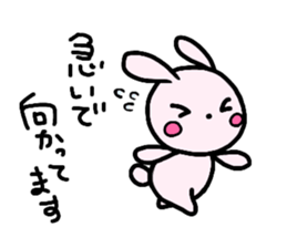 Daily life's conversation of rabbit. sticker #11229439