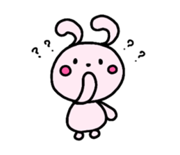 Daily life's conversation of rabbit. sticker #11229440