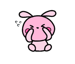 Daily life's conversation of rabbit. sticker #11229441