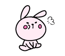 Daily life's conversation of rabbit. sticker #11229442