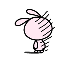 Daily life's conversation of rabbit. sticker #11229444