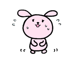 Daily life's conversation of rabbit. sticker #11229445