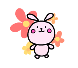 Daily life's conversation of rabbit. sticker #11229447