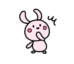Daily life's conversation of rabbit. sticker #11229453