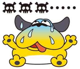 We're a cheerful dog. sticker #11229471