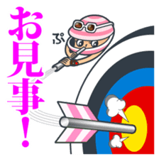 pop friends happy go lucky hey-ho!! sticker #11230002