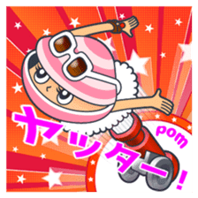 pop friends happy go lucky hey-ho!! sticker #11230021