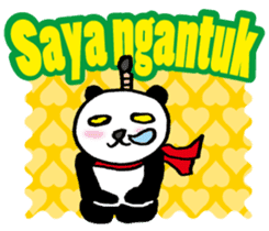 Easy Indonesian language (Panda Samurai) sticker #11230147