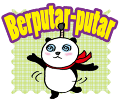 Easy Indonesian language (Panda Samurai) sticker #11230156