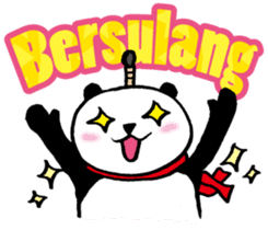 Easy Indonesian language (Panda Samurai) sticker #11230163
