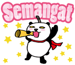 Easy Indonesian language (Panda Samurai) sticker #11230176