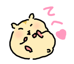 Sleepy hamsters sticker #11231824