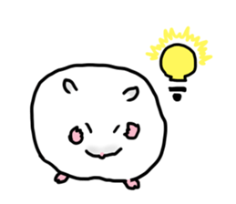 Sleepy hamsters sticker #11231825