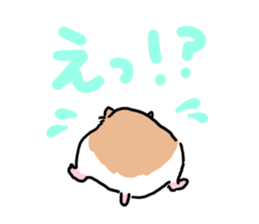 Sleepy hamsters sticker #11231832