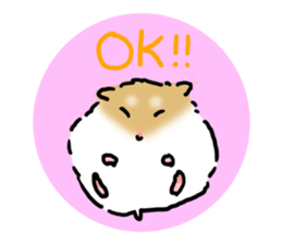 Sleepy hamsters sticker #11231834