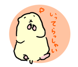 Sleepy hamsters sticker #11231844