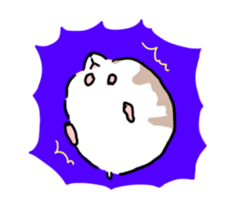 Sleepy hamsters sticker #11231852