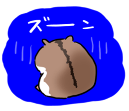 Sleepy hamsters sticker #11231854