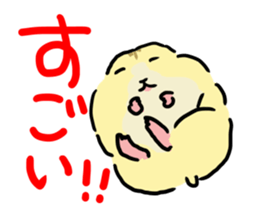 Sleepy hamsters sticker #11231859