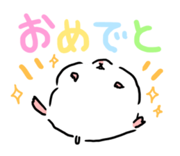 Sleepy hamsters sticker #11231863