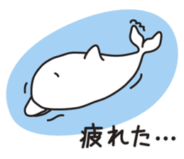 Sticker of a cute dolphin <summer> sticker #11231930