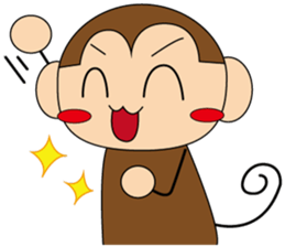 Mr.monkey and Ms.rabbit sticker #11231984